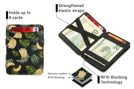Magic Coin Wallet RFID Hunterson - Banana - 3