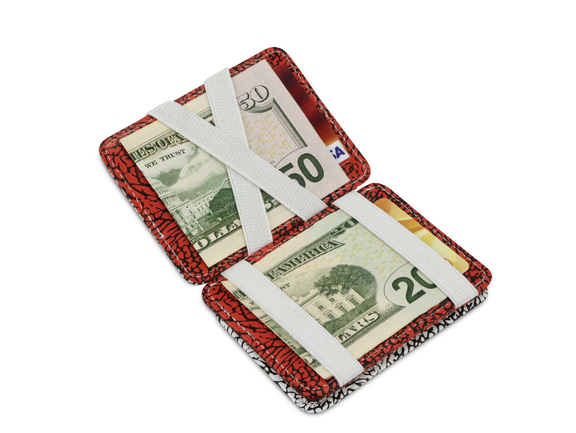 Magic Coin Wallet RFID Hunterson - Elephant Red- 2