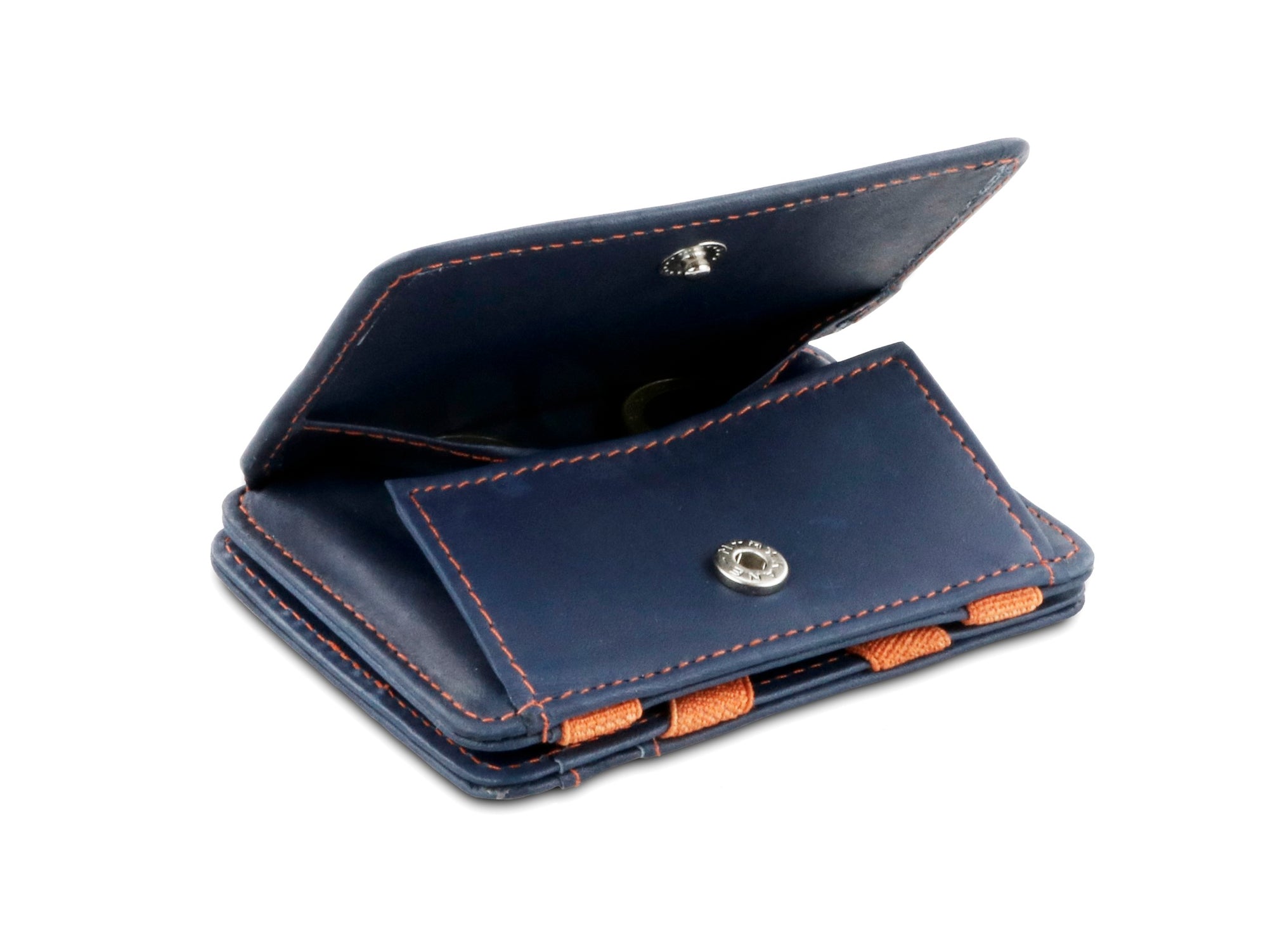 Magic Coin Wallet RFID Hunterson - Blue-Orange - 0