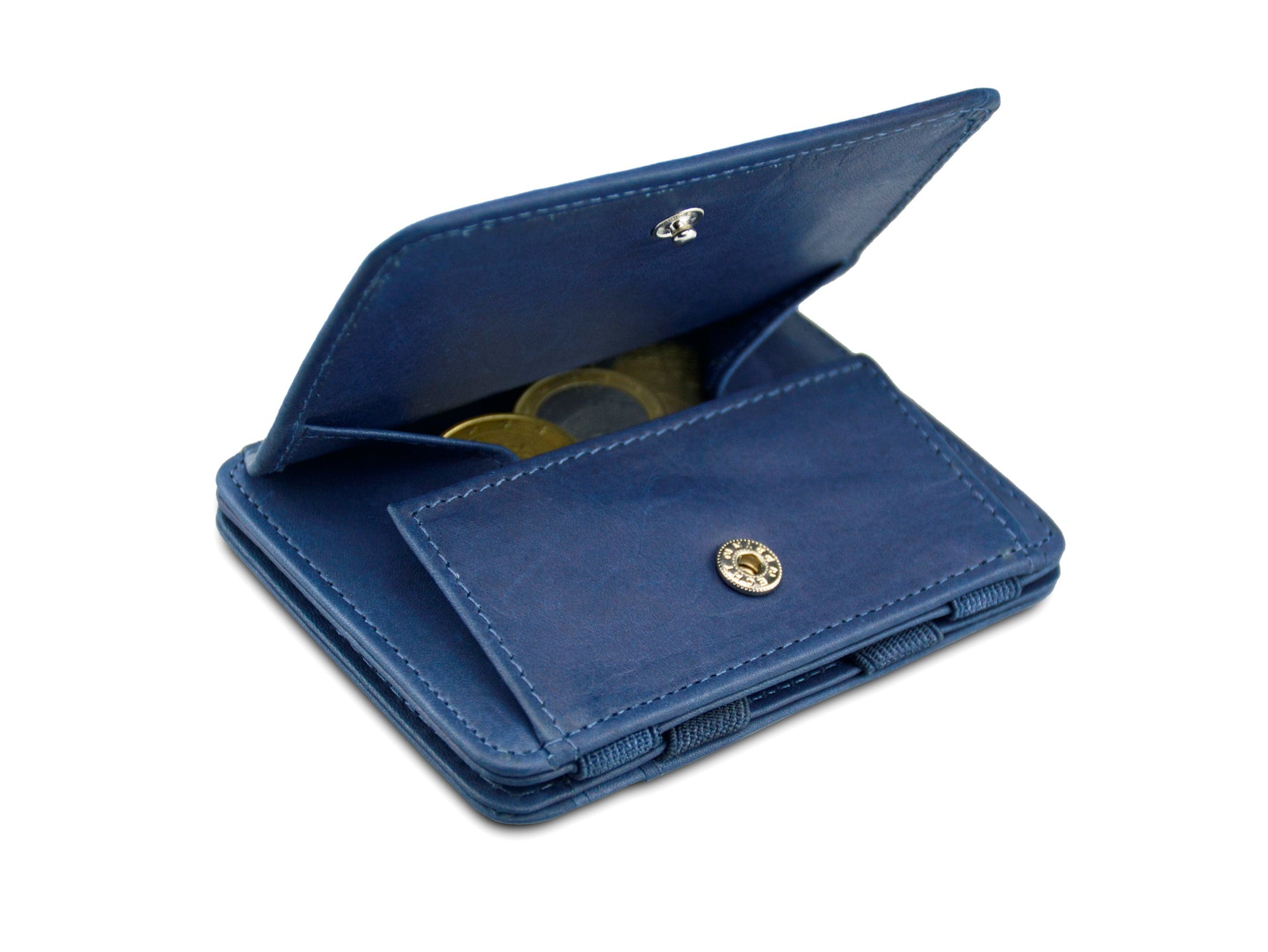 Magic Coin Wallet RFID Hunterson - Blue - 0