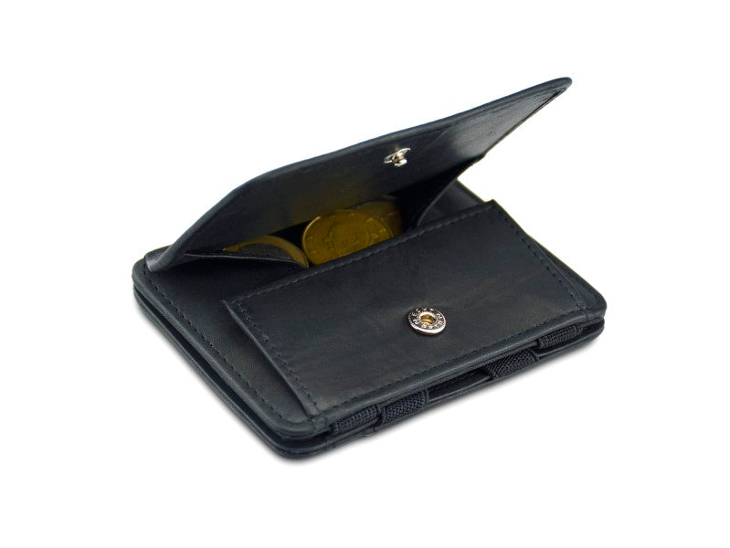 Magic Coin Wallet RFID Pull-Tab - Black - 1