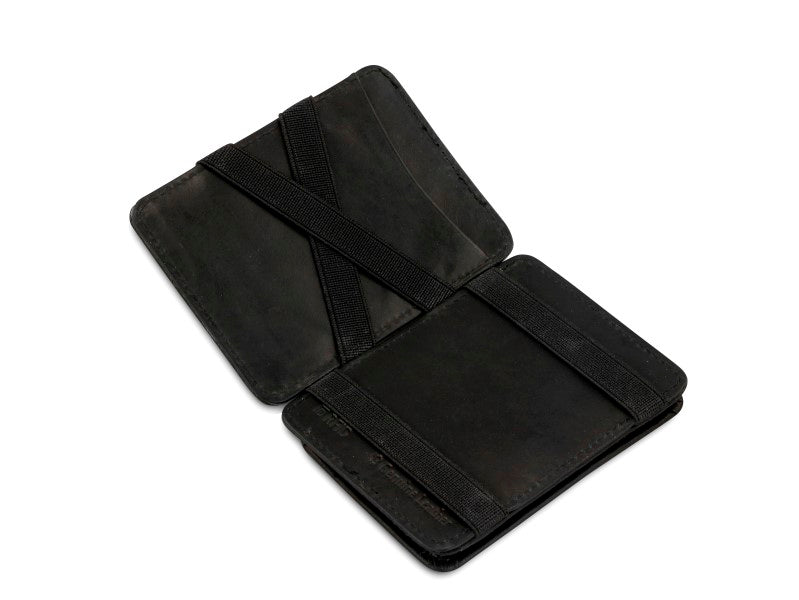Magic Coin Wallet RFID Pull-Tab - Black - 5