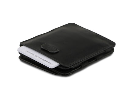 Magic Coin Wallet RFID Pull-Tab - Black - 2