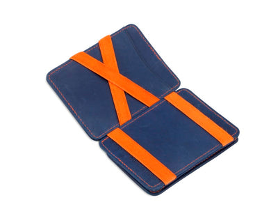 Magic Coin Wallet RFID Pull-Tab - Blue-Orange - 5