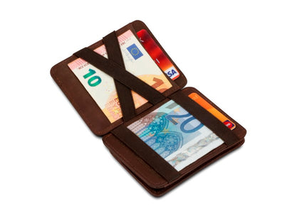 Magic Coin Wallet RFID Pull-Tab - Brown - 7