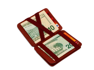 Magic Coin Wallet RFID Pull-Tab - Burgundy - 6
