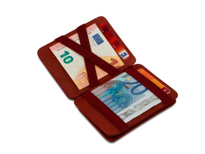 Magic Coin Wallet RFID Pull-Tab - Burgundy - 7