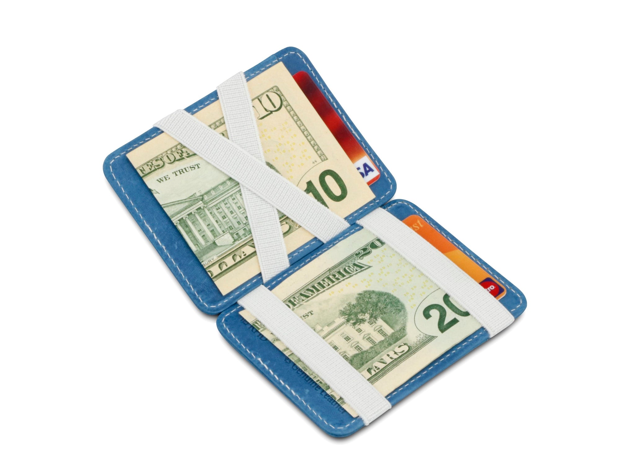 Magic Wallet RFID Hunterson - Azur-White - 1