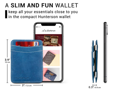 Magic Wallet RFID Hunterson - Azur-White - 2