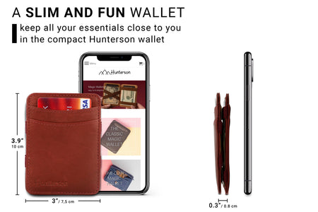 Magic Wallet RFID Hunterson - Burgundy - 2