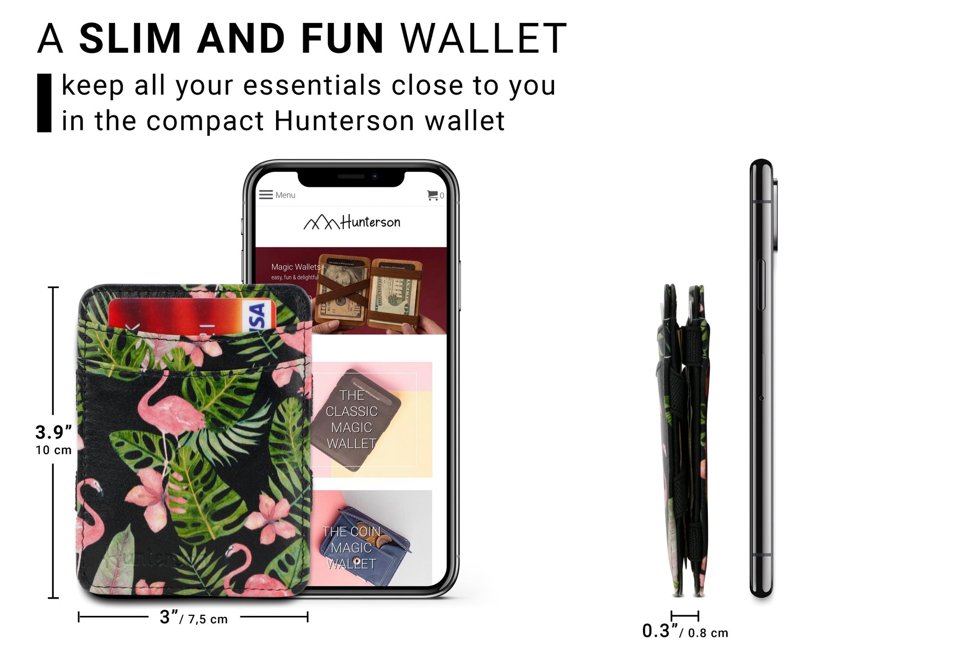 Magic Wallet RFID Hunterson - Flamingo - 2