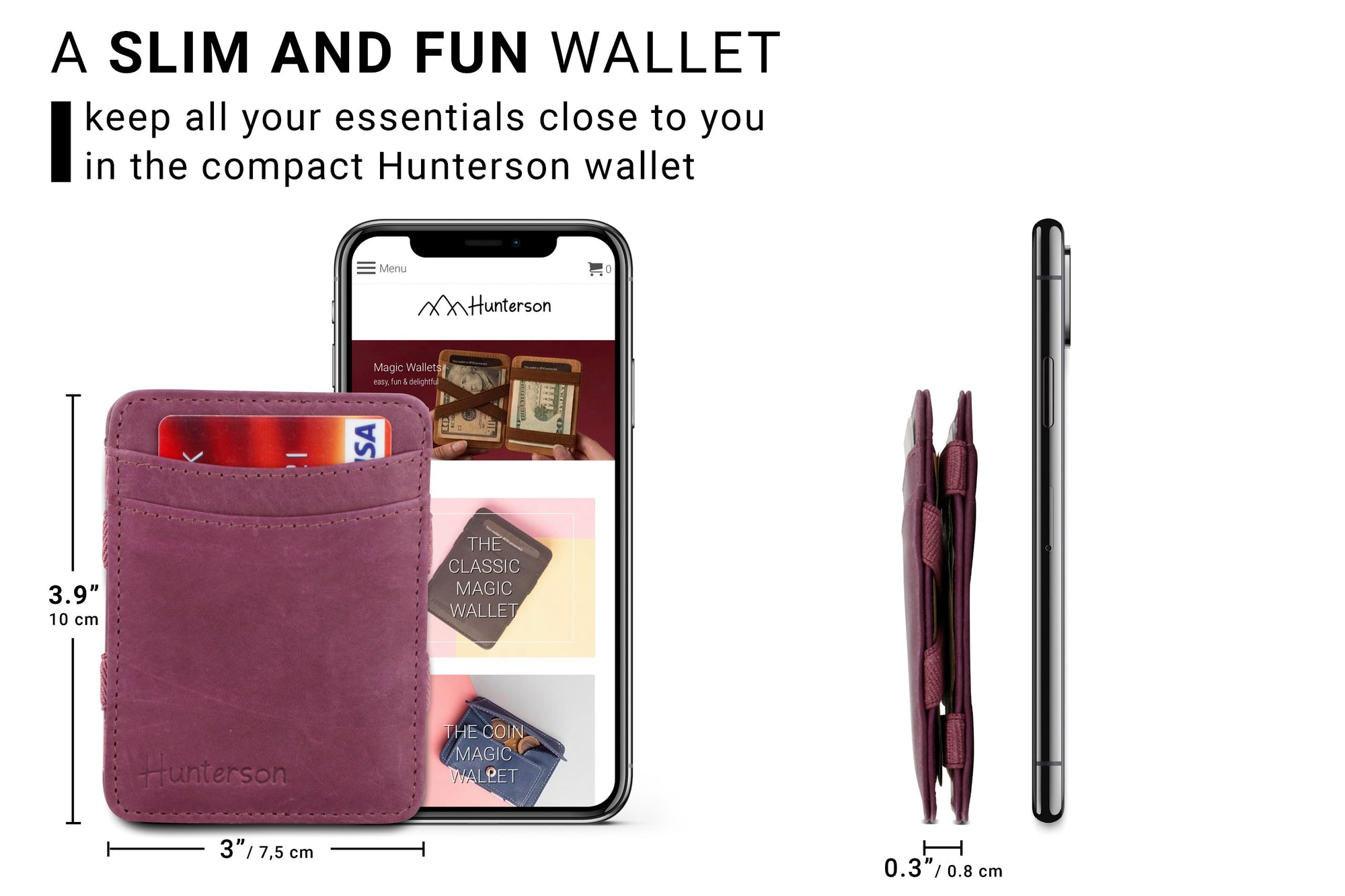 Magic Wallet RFID Hunterson - Purple - 2