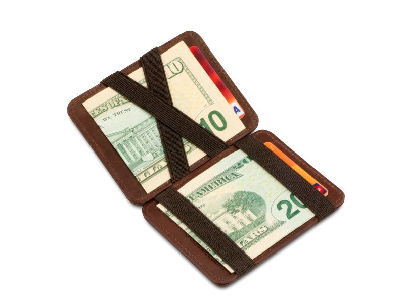 Magic Wallet RFID Pull-Tab Hunterson - Brown - 5