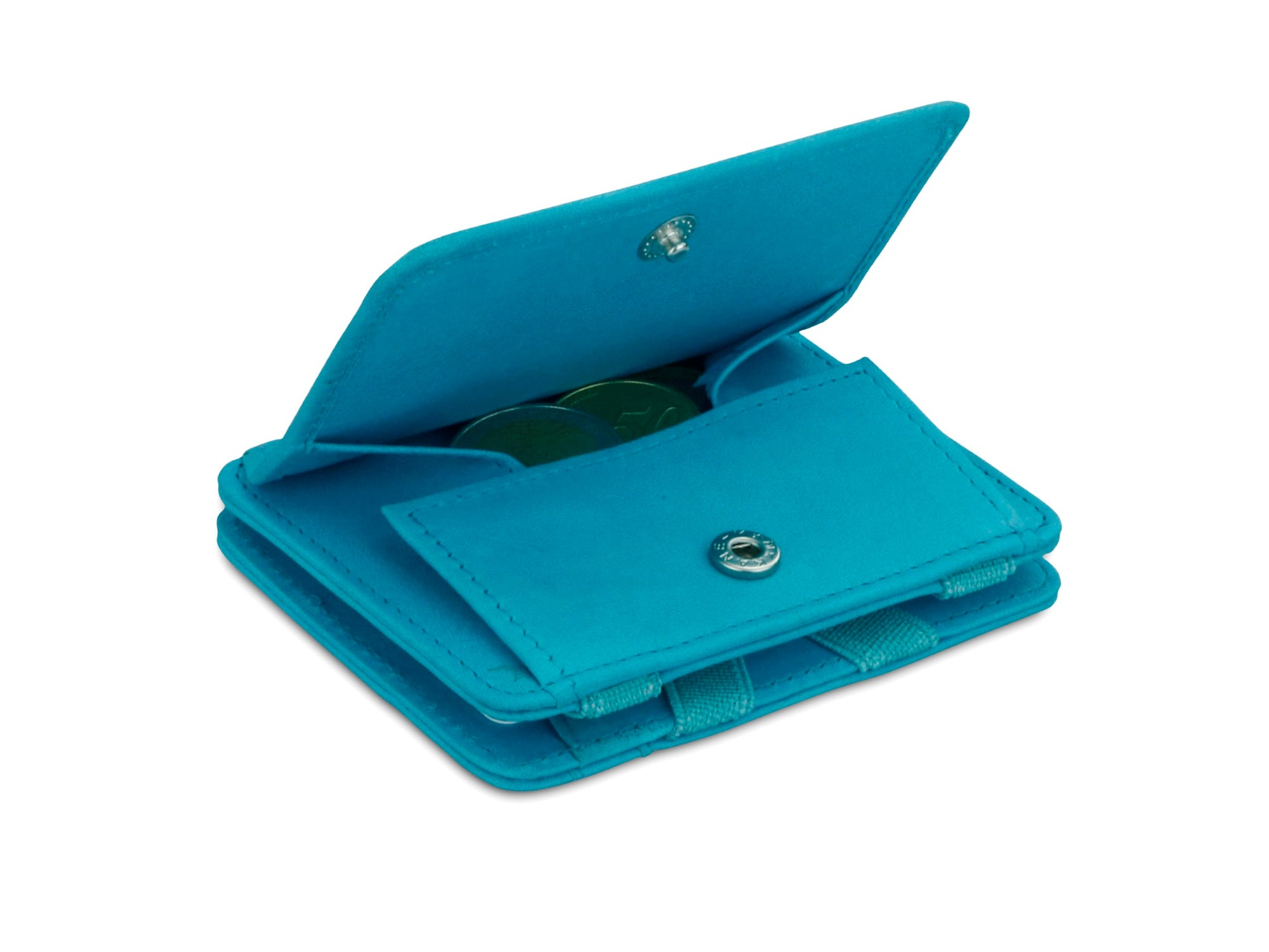 Magic Coin Wallet RFID Hunterson - Turquoise - 0